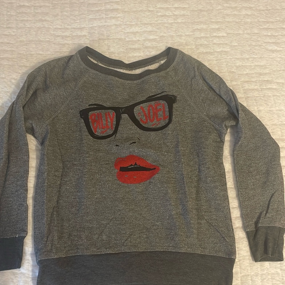 Billy Joel grey Concert Sweatshirt